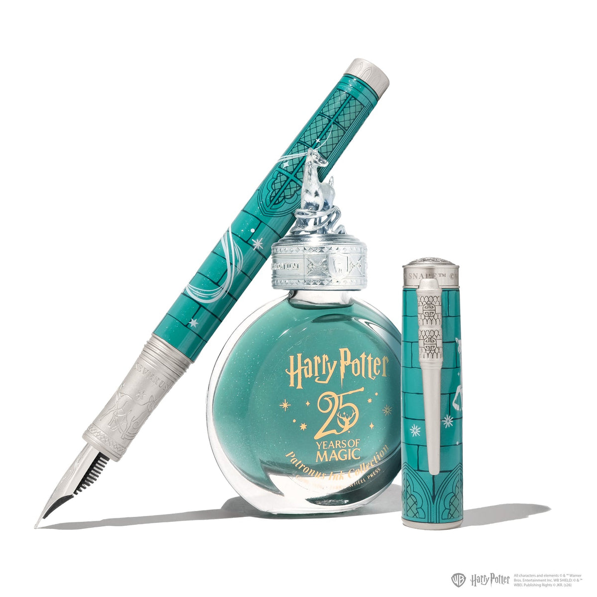 Severus Snape Harry Potter 25th Anniversary Limited Edition Masque fountain pen and 38 mL ink set