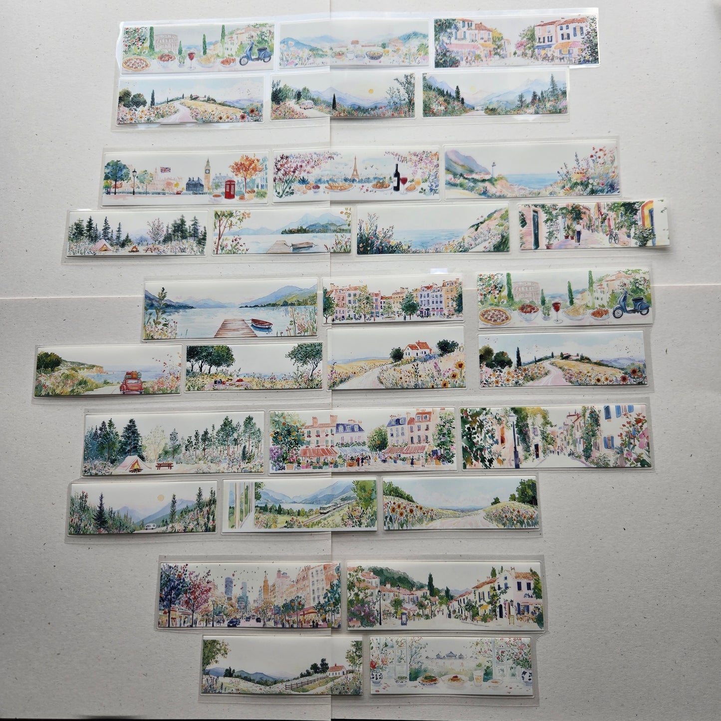 London GiftiesTravel Around the World Landscapes Too 6cm kiss cut PET tape